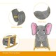 image 6 of Ride on Elephant Rocker Children Rocking Horse Grey Nursery Rhymes Kids Toy Game