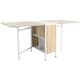 image 1 of Homcom Foldable Dining Table - Oak & White | Folding Computer Desk