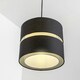 image 5 of CGC GAYLE Black Two Tier Double Ceiling Shade Black