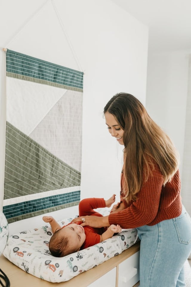 image 1 of Copper Pearl Nappy Changing Pad COVER Jo