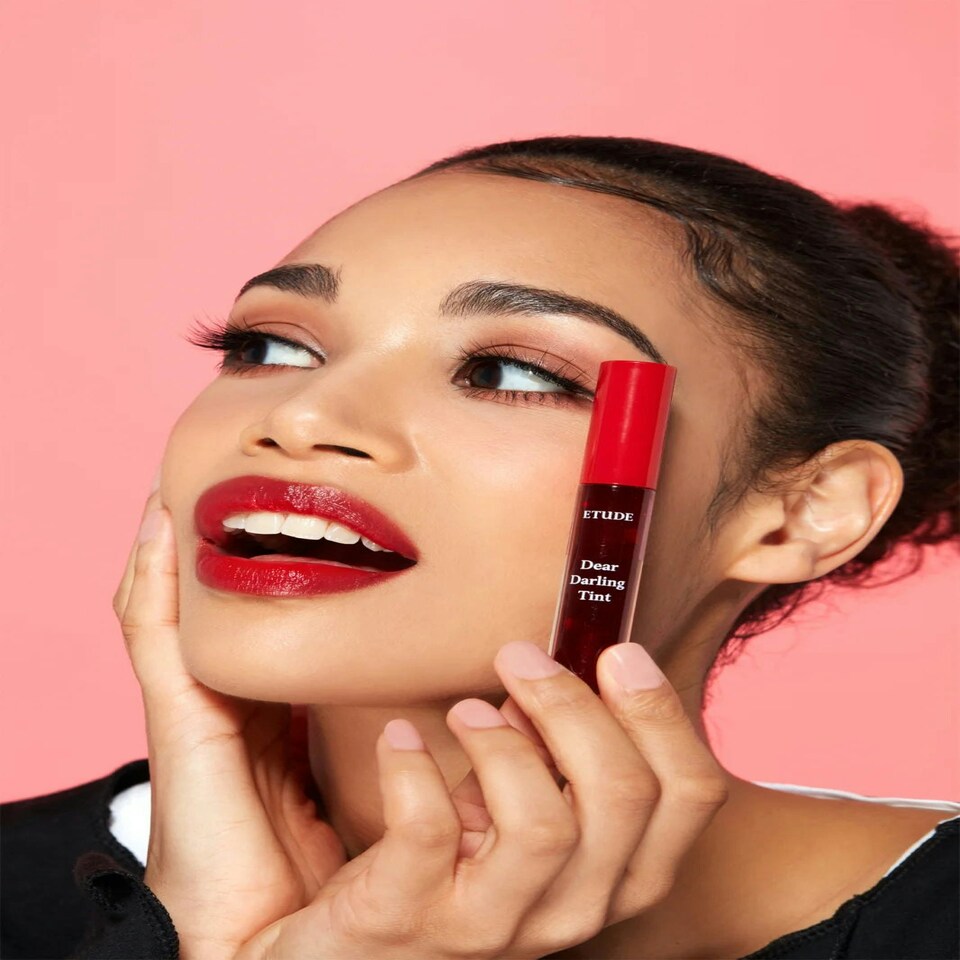 image 1 of ETUDE Dear Darling Tint - PLUM RED N/A