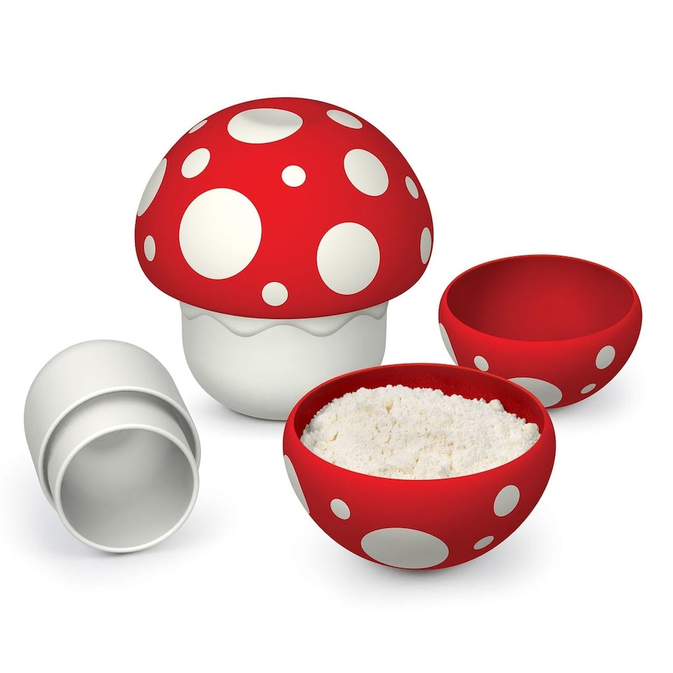 image 1 of Widdop Gifts Fred Mushroom Measuring Cups