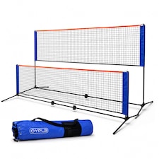 Small 3m Adjustable Foldable Badminton Tennis Volleyball Net