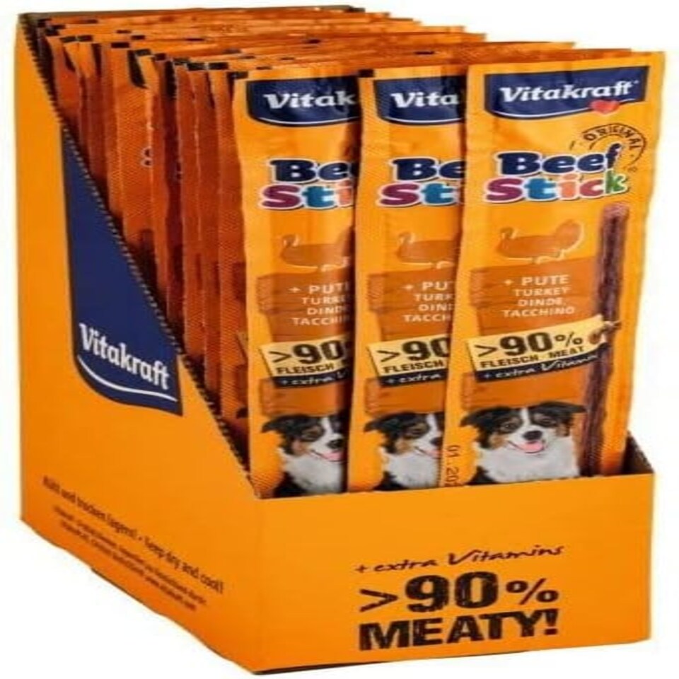 image 1 of Vitakraft Beef Stick Original Turkey 50 x 12g
