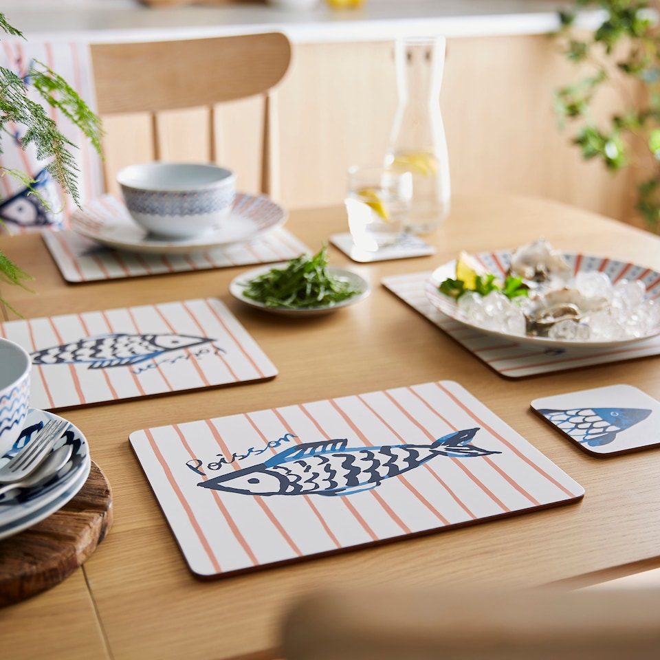 image 1 of Ulster Weavers Catch of the Day Placemat - 4 Pack Multi