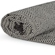image 1 of Herringbone Throw 90 X 100"  - Black