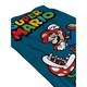 image 2 of Super Mario Jumping Cotton Beach Towel | Blue | Blue/Multicoloured | One size | 1