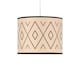 image 2 of Aztec - 25cm Natural Pendant Shade Brown