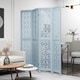 image 5 of COSTWAY 4-Panel Wooden Room Divider 165cm Folding Privacy Screen
