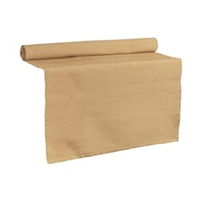 Nicola Spring Cotton Fabric Table Runner - 48cm x 183cm - Beige Cream