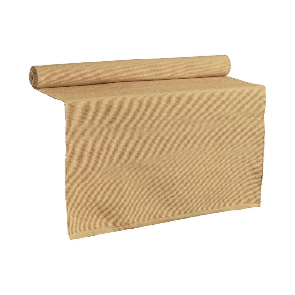 image 1 of Nicola Spring Cotton Fabric Table Runner - 48cm x 183cm - Beige Cream