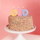 image 2 of Assorted Pastel Colour Old Spellout Birthday Wax Candles
