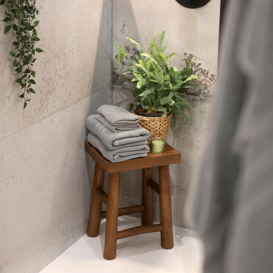 image 1 of Nicola Spring Cotton Wash Cloths - 30cm x 30cm - Grey - Pack of 4