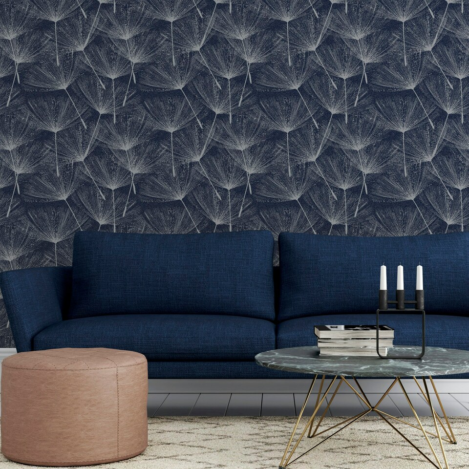 image 1 of Harmony Dandelion Navy/Silver