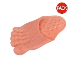 Bristol Novelty Unisex Jumbo Feet (Pack Of 2) - Pink - One Size Pink | One Size