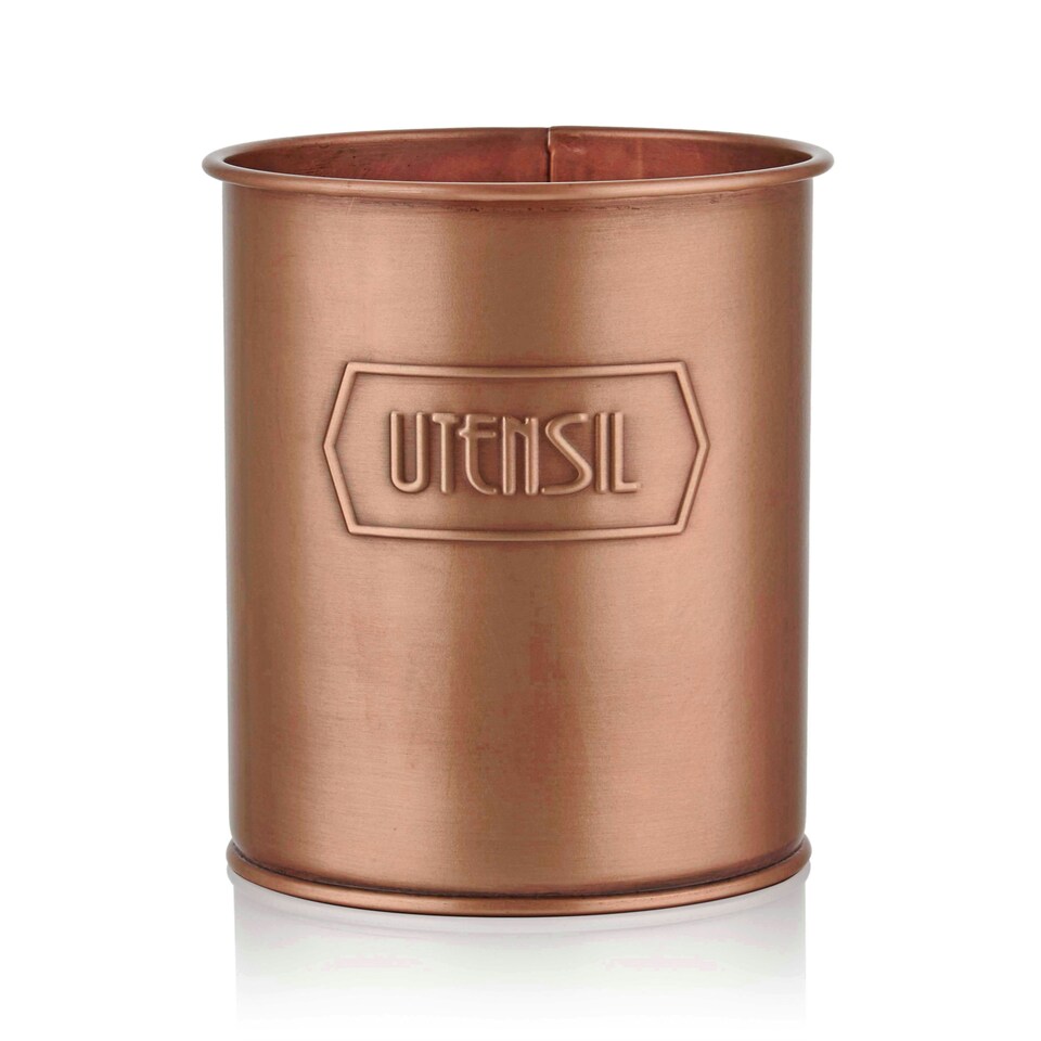 image 1 of Copper Utensil Jar