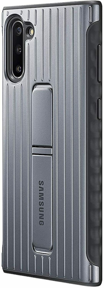 image 1 of Samsung Standing Silver Cover Case for Galaxy Note 10 EF-RN970CSEG