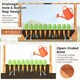 image 8 of COSTWAY Raised Garden Bed Planter Box w/2-Sided Trellis Orange