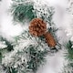 image 5 of 9ft Frosted Gold Decorated Christmas Garland