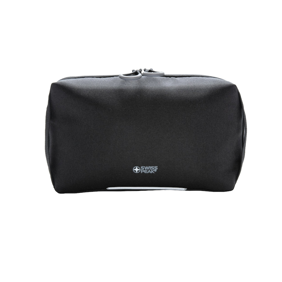 image 1 of Swiss Peak Aware 3.5L Electronics Storage Bag - Black - 14cm x 22cm x 11.5cm | Black | 14cm x 22cm x 11.5cm