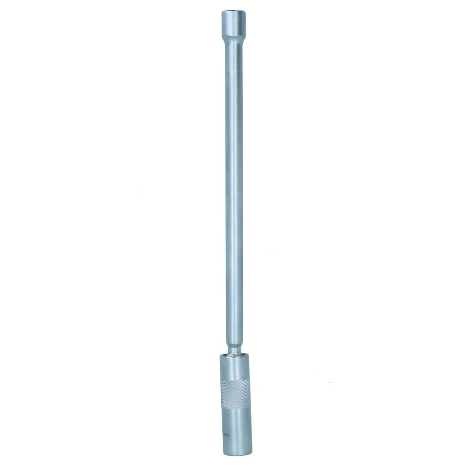 image 1 of 16mm Extra Long Spark Plug Socket with Universal Joint Thin Walled 3/8in Drive