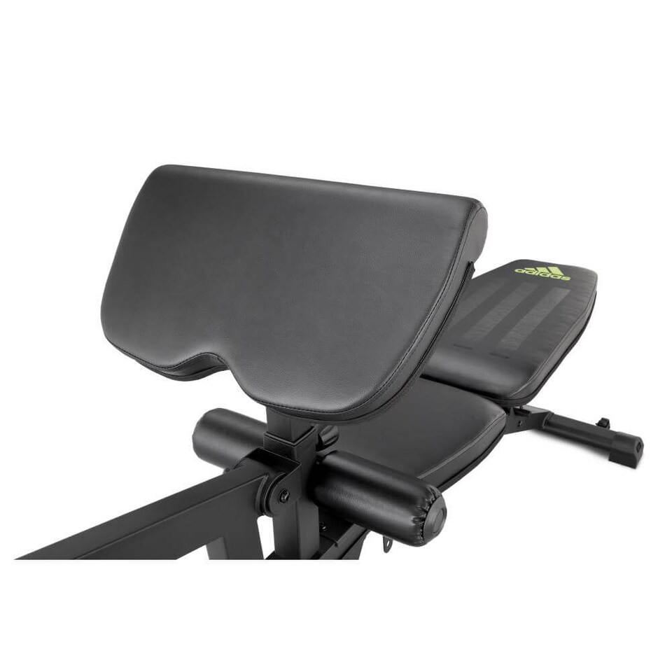 image 1 of Adidas Performance Adjustable Weight Bench — 6-Position, Leg Developer & Removable Preacher Pad, Black | Multi | BLACK | 181 (L) x 60.5 (W) x 120 (H) cm