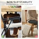 image 5 of Outsunny Seat Cushions with Machine Washable Cover | Cream | cream white | 46 x 42 x 7 cm