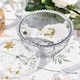 image 3 of Bella Perle Glass Beaded Edge Dinnerware Serving Salad, Dinner, Breakfast Bowl Gift Idea | Clear | Transparent | Medium | 1