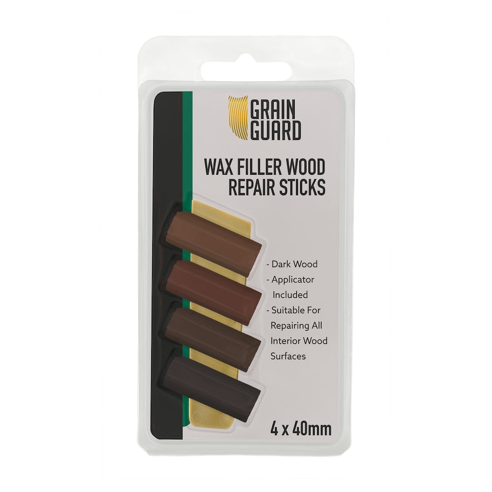 Grain Guard Wax Filler Wood Repair Sticks - Dark Wood