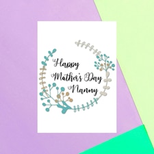 Happy Mother's Day Nanny Greetings Card