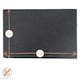 image 3 of Argon Tableware Rectangle Slate Placemats - 30 x 20cm - Pack of 6 | Black | Natural