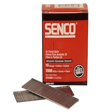SENCO Straight Brad Nails Galvanised 16G X 38Mm Pack Of 2000