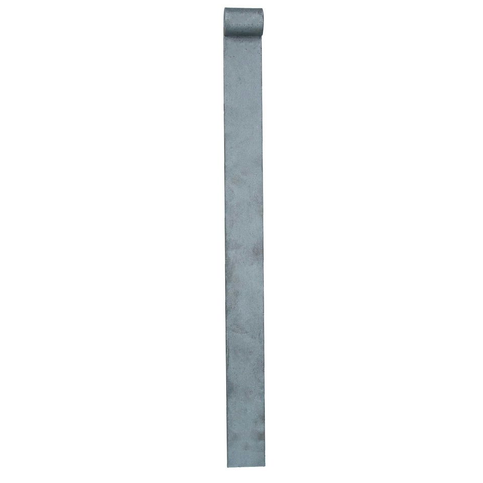 image 1 of Trailer Tailgate Strap Hinge Self Colour 12.5mm Pin Weld On 460mm Long 1pc Grey