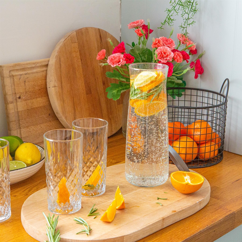 image 1 of LAV Vera Glass Carafe - 1.2L - Grey Lid