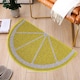 image 3 of Nicoman Lemon Halfmoon Door Mat