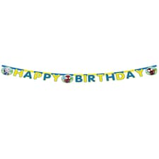 SPIDEY & HIS AMAZING FRIENDS HAPPY BIRTHDAY PAPER BANNER - Licensed Children's Themes N/A