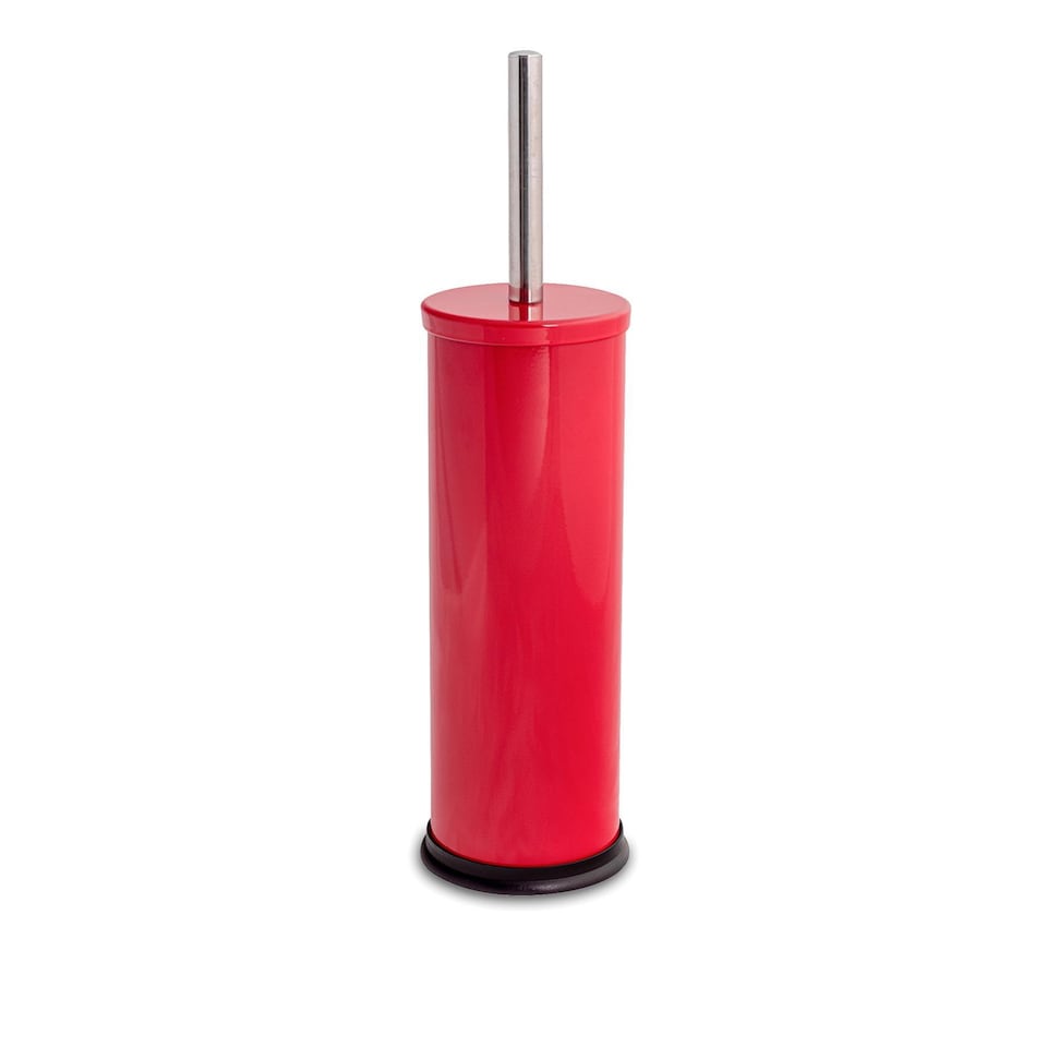 image 1 of Harbour Housewares Round Toilet Brush - Red | Red | Red