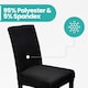 image 5 of Velvet Stretch Chair Covers, Spandex Dining Chair Slipcovers
