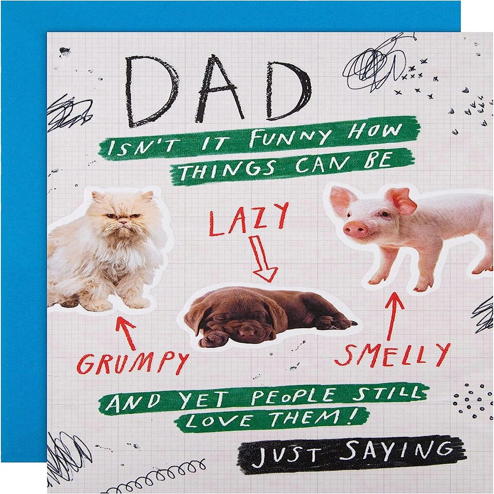 image 1 of How Things Can Be' Design Dad Funny Birthday Card