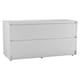 image 1 of URBNLIVING 4 Drawer Wide Chest Of Drawers Bedroom Storage Unit | Multi | White Carcass + White Drawers