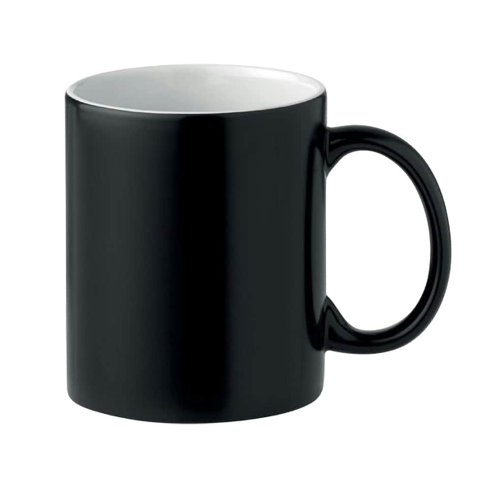 image 1 of MidOcean Sublidark Sublimation 300ml Heat Changing Mug - Black - One Size