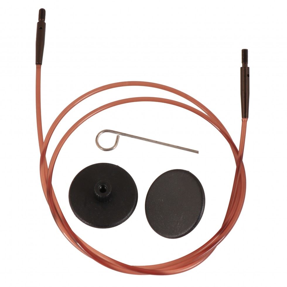 KnitPro CABLE 56CM BROWN - Cable: Circular: Interchangeable: Brown: 56cm
