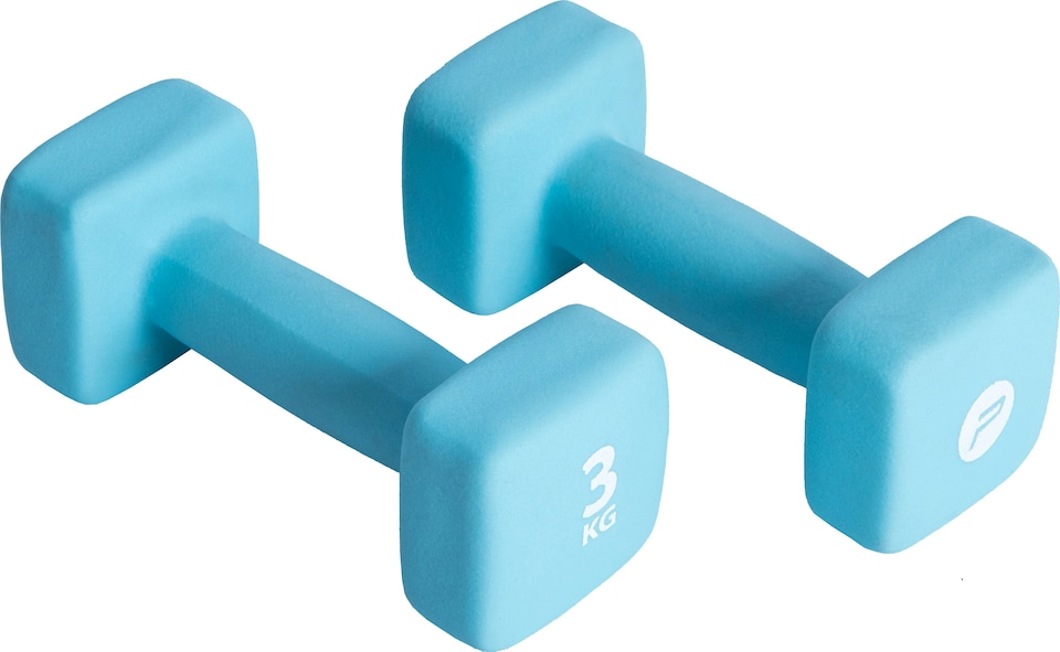 image 1 of Neoprene Coated Dumbbell Set (2 x 3kg)