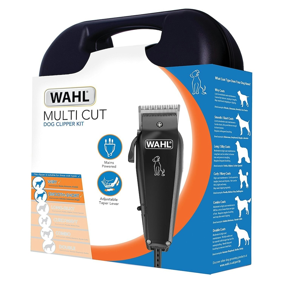 image 1 of Wahl Multi Cut Dog Clipper (UK Plug) - Black - One Size