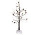 image 1 of 3ft Snowy Brown Twig Outdoor Christmas Tree with Pine Cones & 64 Warm White LEDs