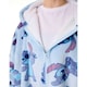 image 2 of Lilo & Stitch Womens/Ladies Stitch Full Zip Blanket Hoodie - Blue - One Size