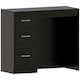 image 1 of Vida Designs Riano 3 Drawer Dressing Table Vanity Makeup Desk, Black