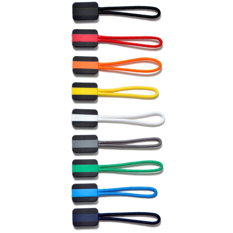 Printer Zip Pulls (Pack of 4) | Blue | Blue | 1