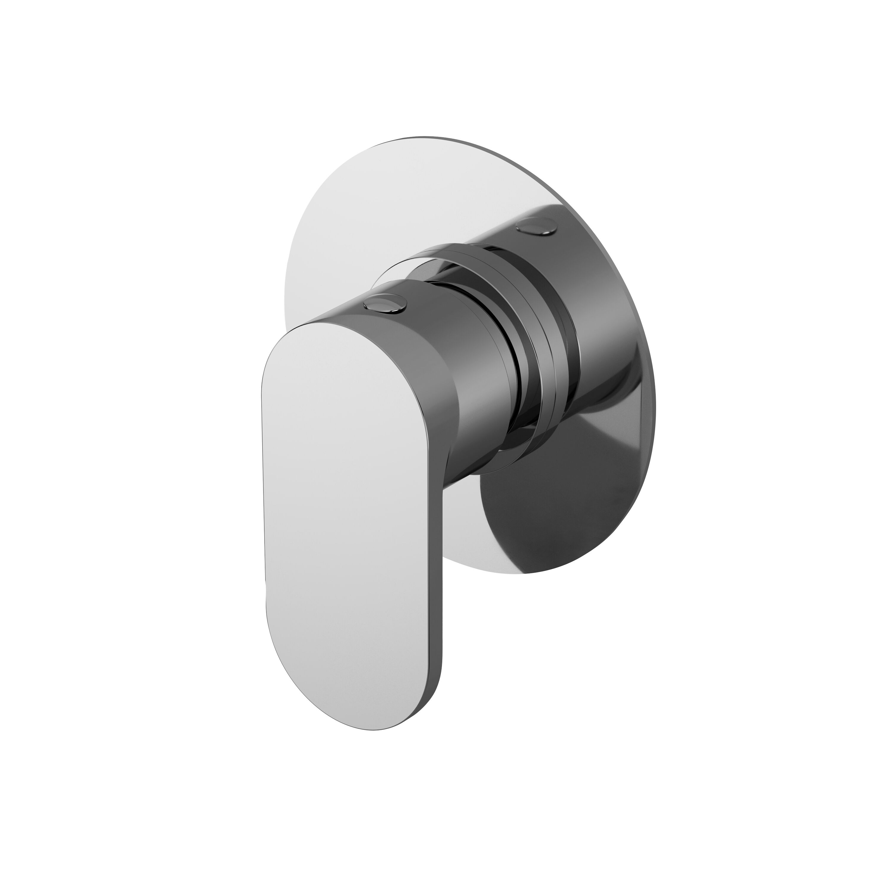 Balterley Modern Concealed Lever Handle 2/3/4 Way Shower Diverter Valve - Chrome in Silver