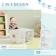 image 4 of AIYAPLAY 2-in-1 Toddler Step Stool with Safety Rail for Kitchen, White 